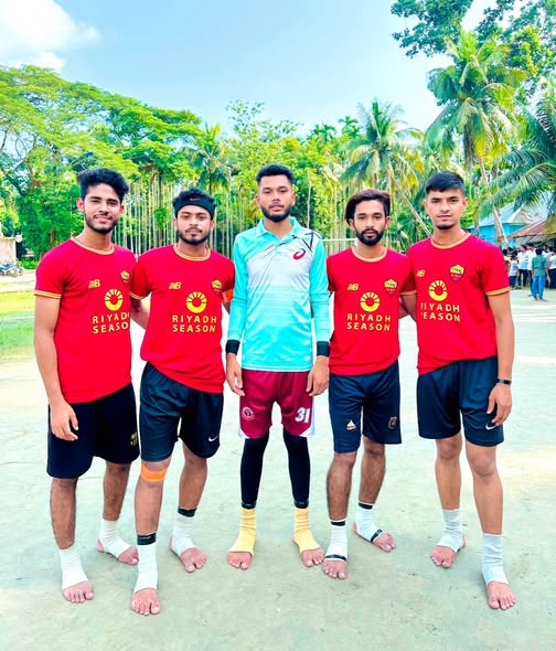 রায়পুর ফুটবল একাডেমির খেলোয়াড়দের প্রস্তুতি
